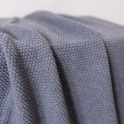 THE WOOLLY FAMILY BLANKET - cloud grey