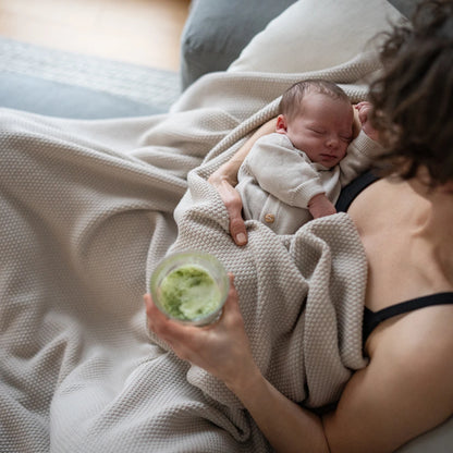 THE WOOLLY FAMILY BLANKET - sand