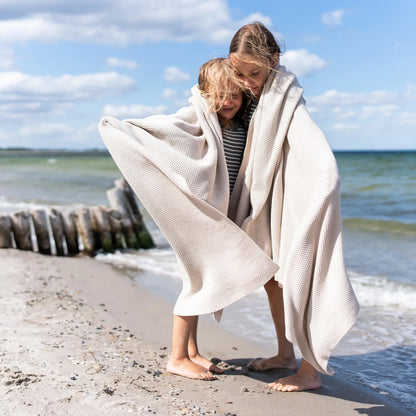 THE WOOLLY FAMILY BLANKET - cloud grey