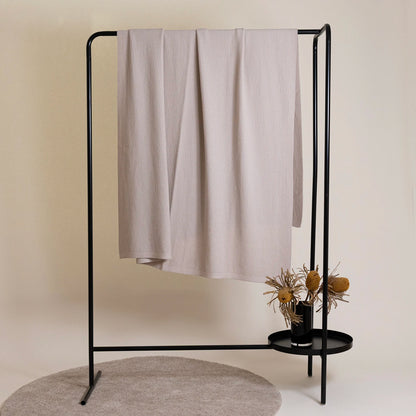 THE WOOLLY FAMILY BLANKET - sand
