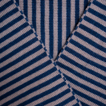 THE WOOLLY FAMILY SCARF STRIPED - MAUVE / MIDNIGHT