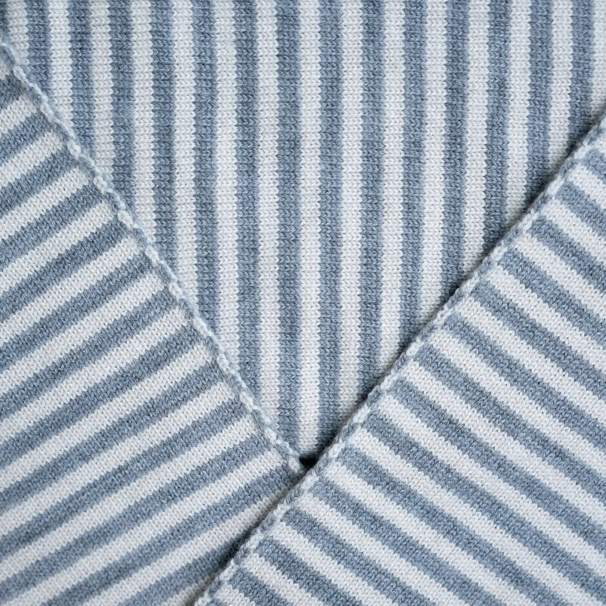 THE WOOLLY FAMILY SCARF STRIPED - SAND / CLOUD GREY