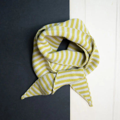 THE WOOLLY FAMILY SCARF STRIPED - SAND / QUINCE