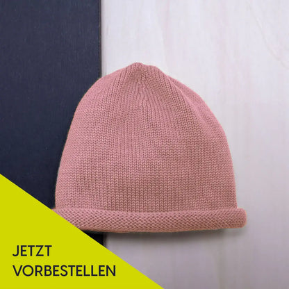 THE WOOLLY BABY HAT - rose
