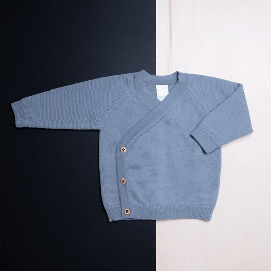 THE WOOLLY BABY JACKET - blue