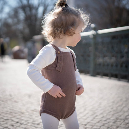 B-WARE WOOLLY ROMPER - sand