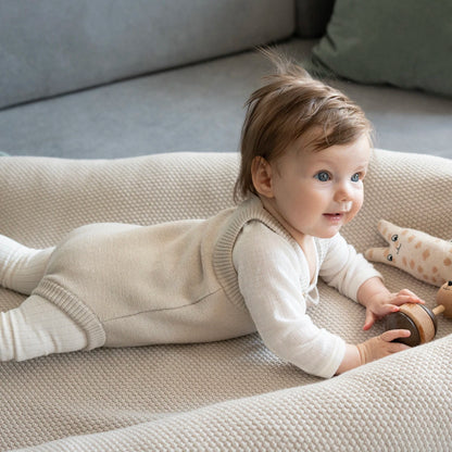 B-WARE WOOLLY ROMPER - sand