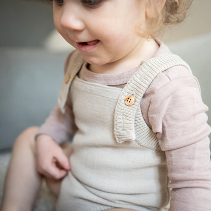 B-WARE WOOLLY ROMPER - sand
