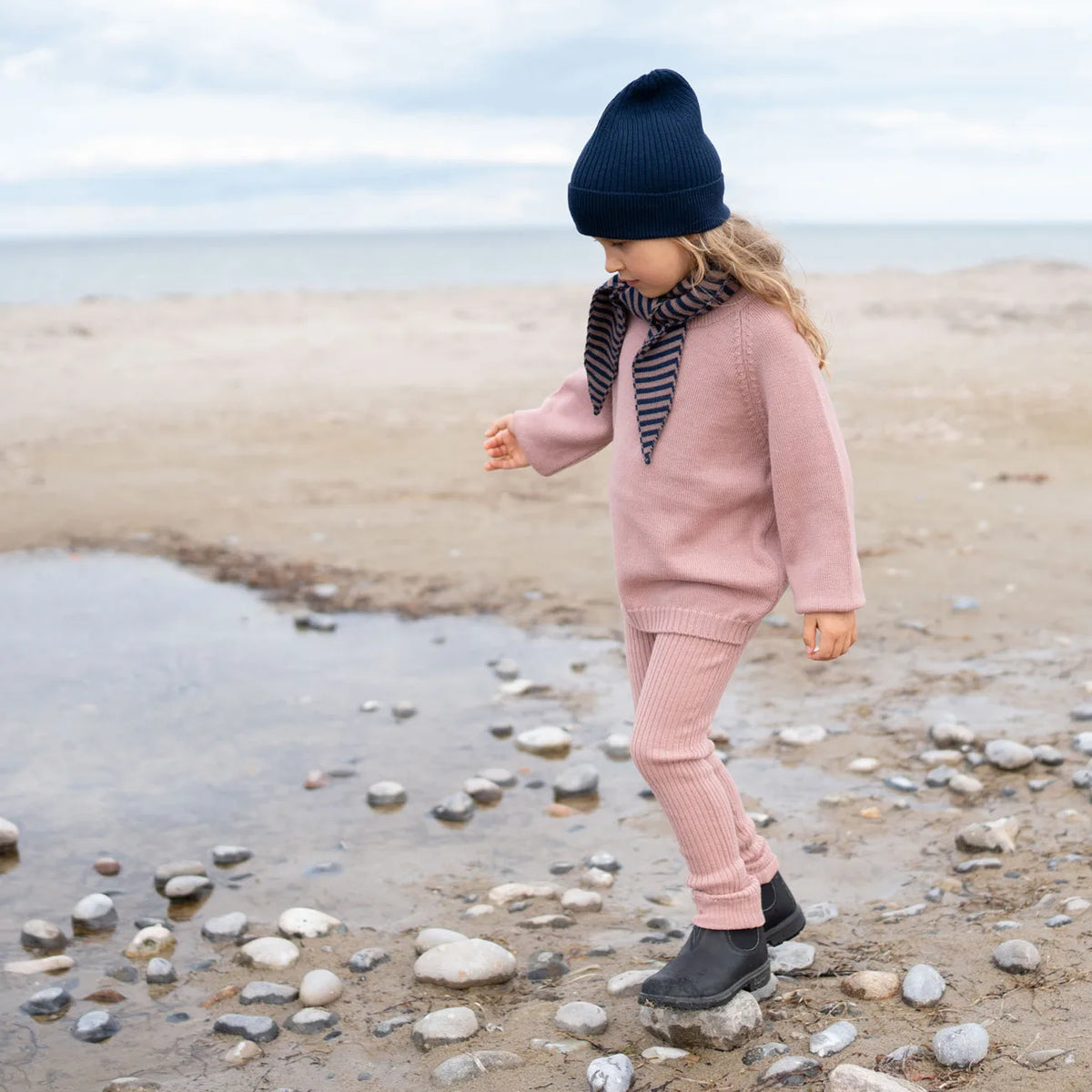 THE WOOLLY LEGGINGS - rose