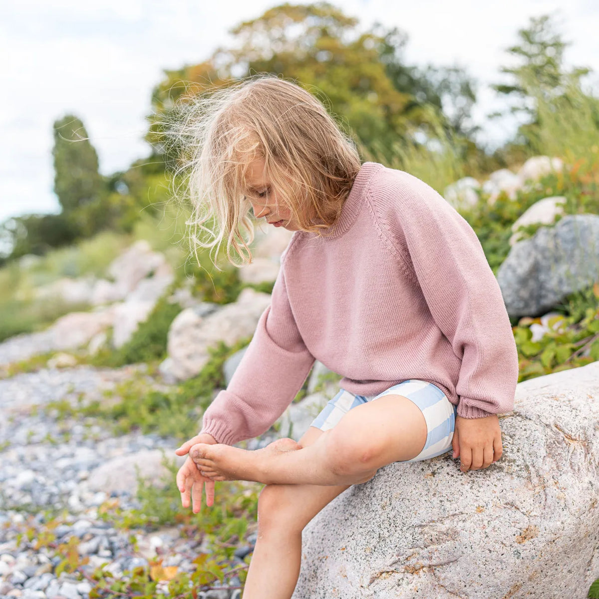 THE WOOLLY SWEATER - rose