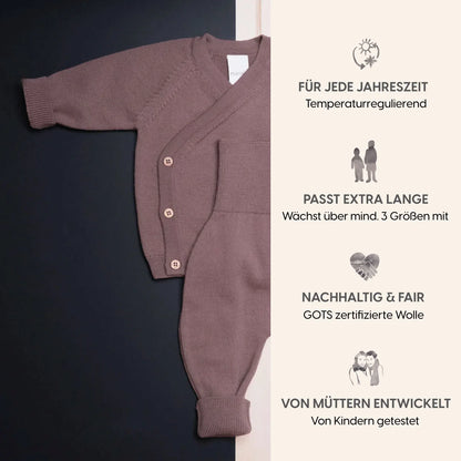 KLEINES KUSCHEL-SET - mauve