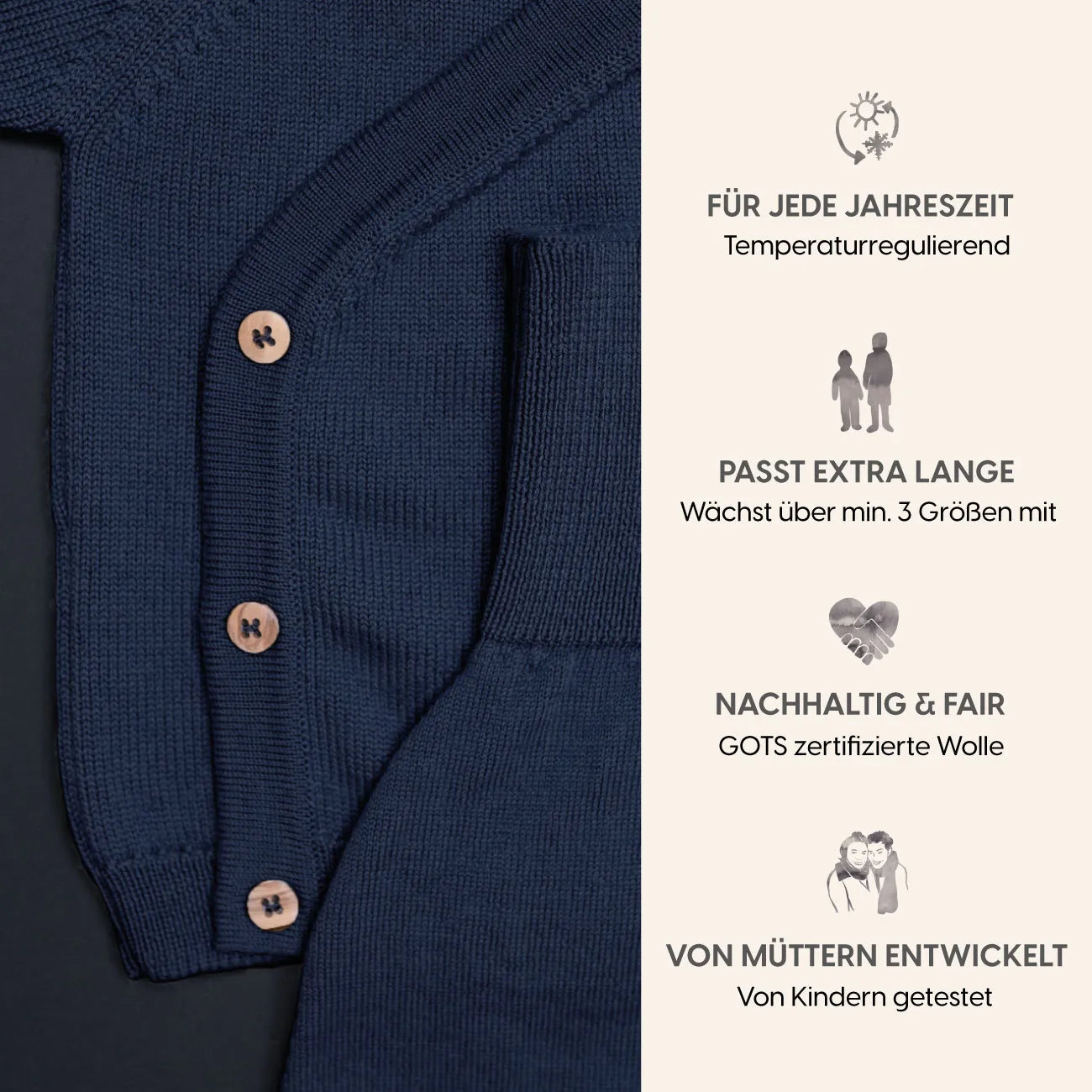 KLEINES KUSCHEL-SET - midnight blue