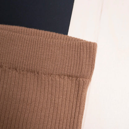 B-WARE THE WOOLLY LEGGINGS - camel