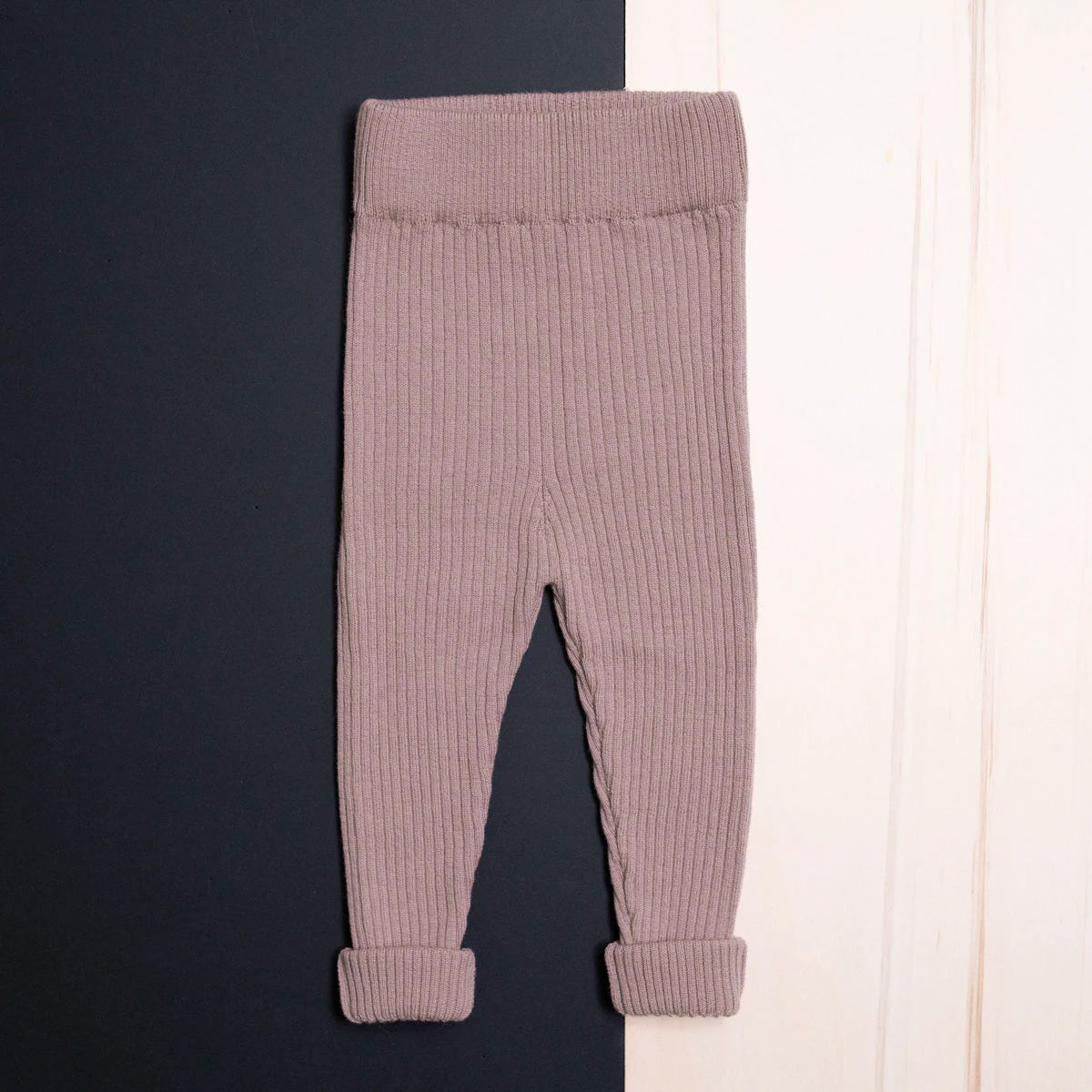 THE WOOLLY LEGGINGS - cappuccino