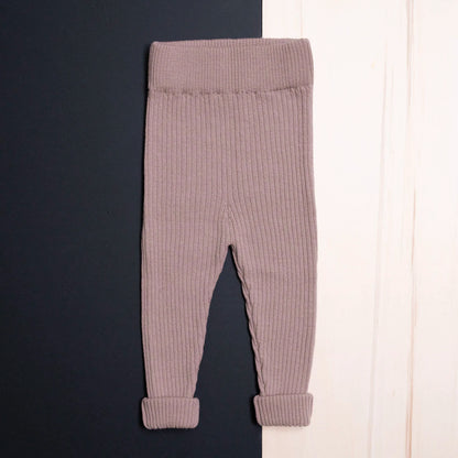 THE WOOLLY LEGGINGS - cappuccino
