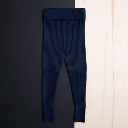 THE WOOLLY LEGGINGS - midnight blue