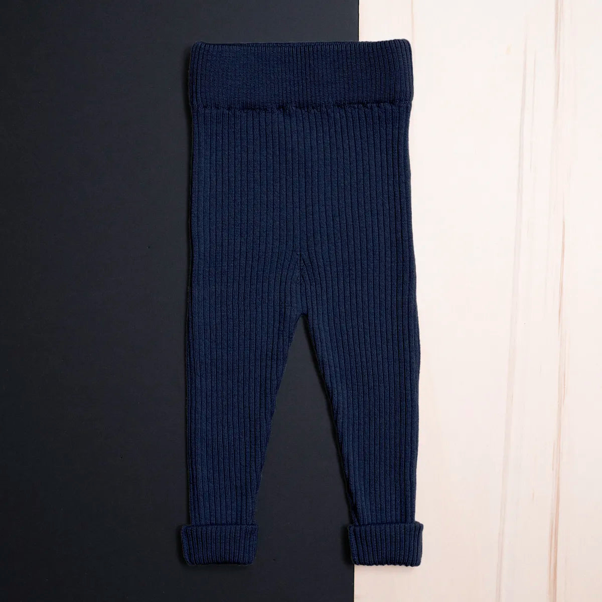 THE WOOLLY LEGGINGS - midnight blue