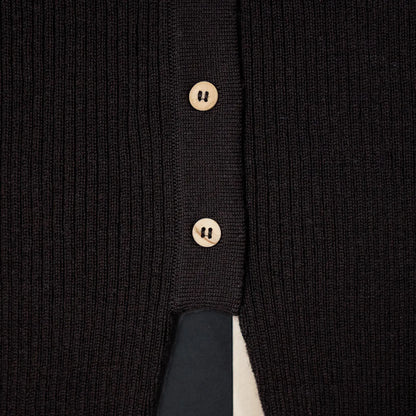 THE WOOLLY ONESIE TWO-TONE - chocolate
