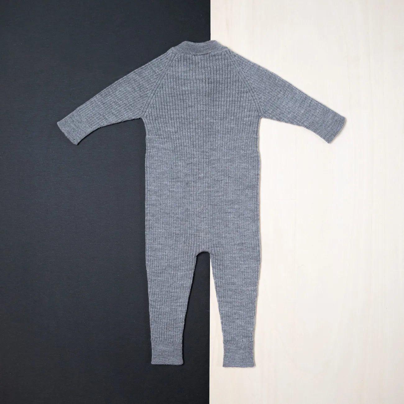 THE WOOLLY ONESIE - cloud grey