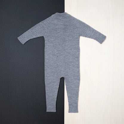 THE WOOLLY ONESIE - cloud grey
