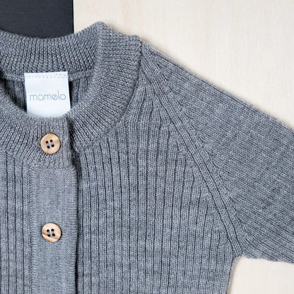 THE WOOLLY ONESIE - cloud grey