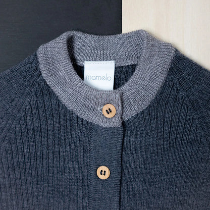 THE WOOLLY ONESIE TWO-TONE - graphite grey