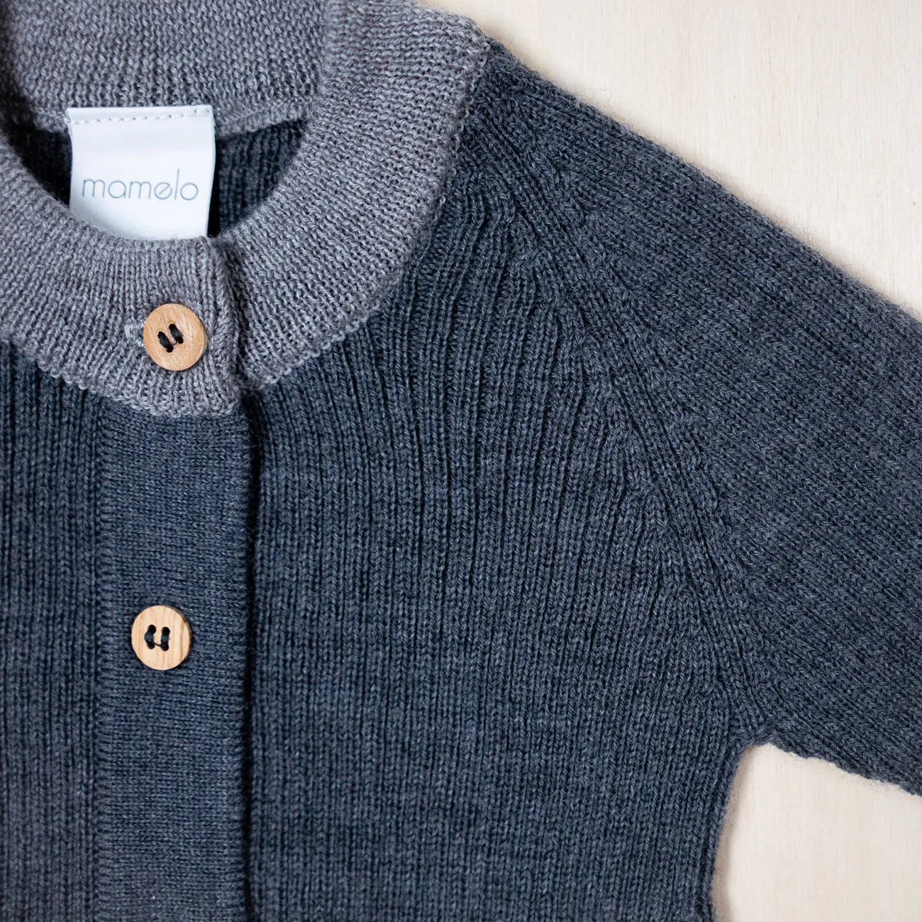 THE WOOLLY ONESIE TWO-TONE - graphite grey
