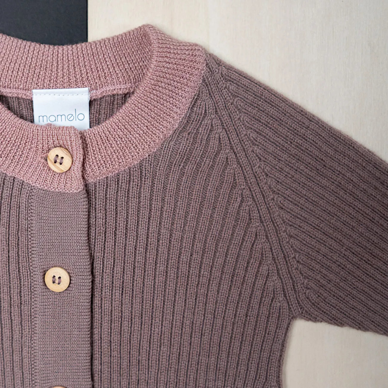 THE WOOLLY ONESIE TWO-TONE - mauve