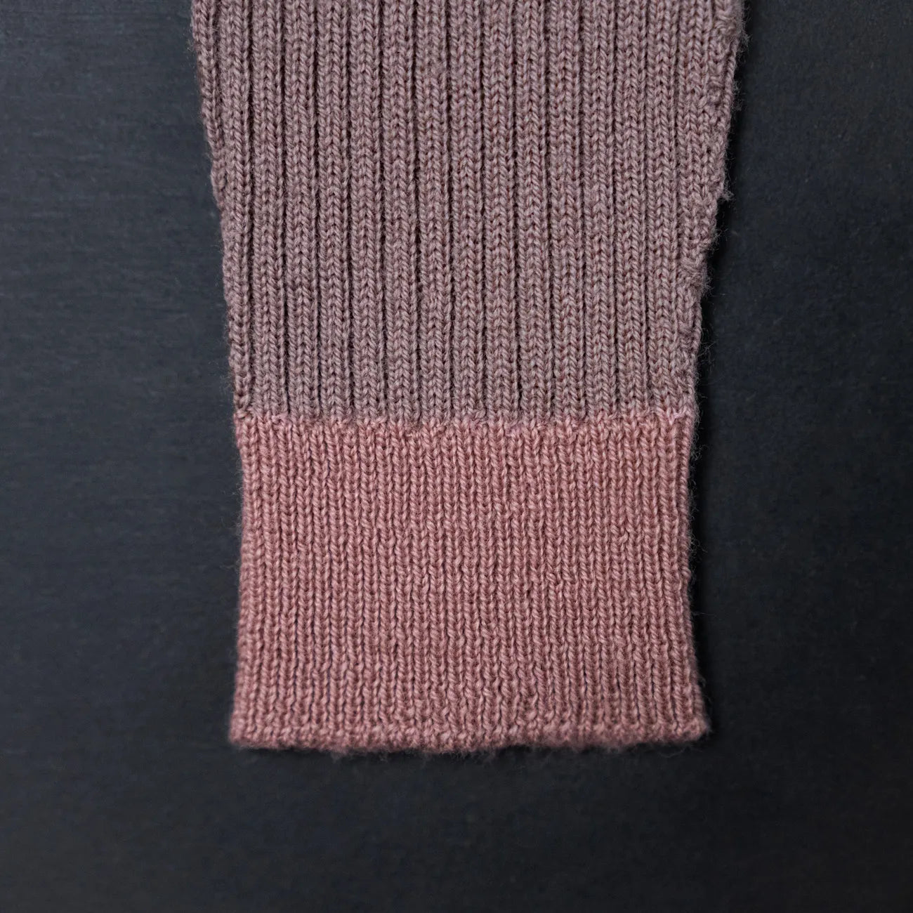 THE WOOLLY ONESIE TWO-TONE - mauve