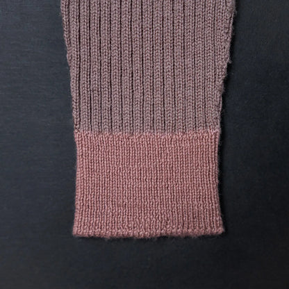 THE WOOLLY ONESIE TWO-TONE - mauve