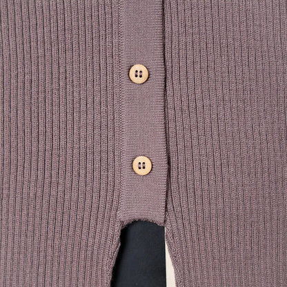 THE WOOLLY ONESIE TWO-TONE - mauve