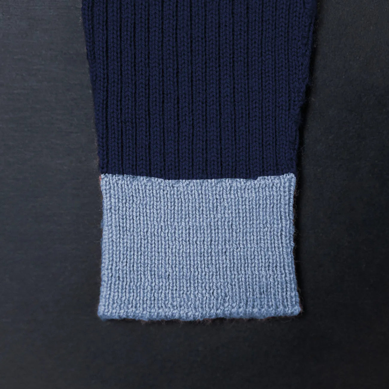 THE WOOLLY ONESIE TWO-TONE - midnight blue