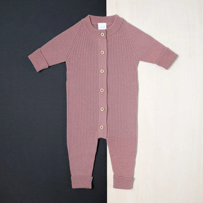 THE WOOLLY ONESIE - rose