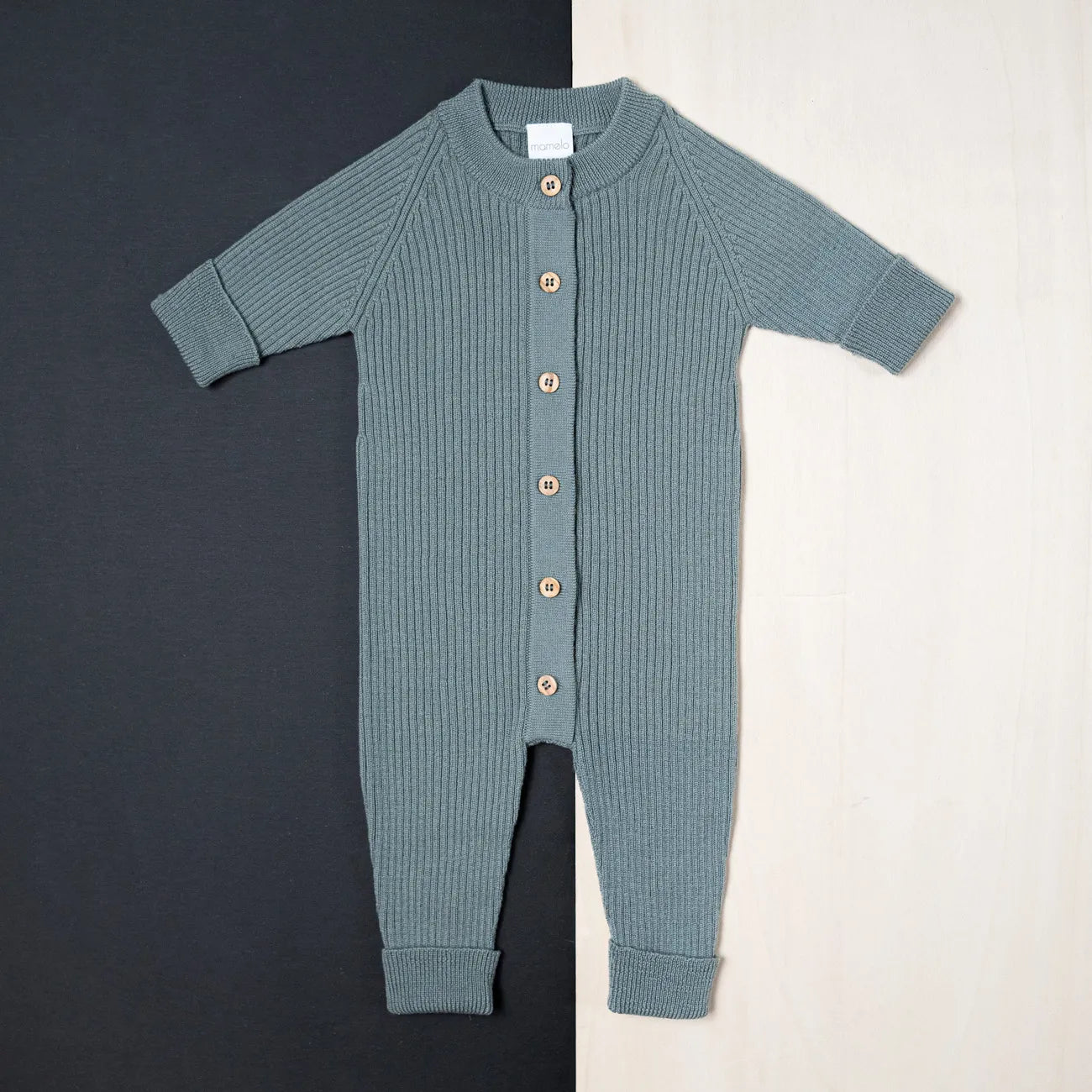 THE WOOLLY ONESIE - sage