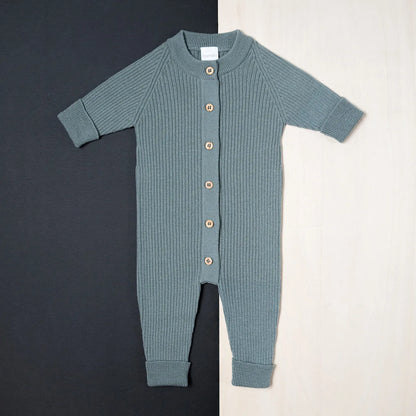 THE WOOLLY ONESIE - sage