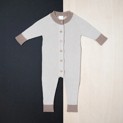 THE WOOLLY ONESIE TWO-TONE - sand