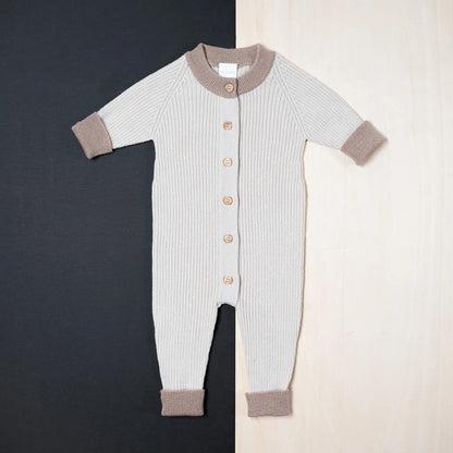THE WOOLLY ONESIE TWO-TONE - sand