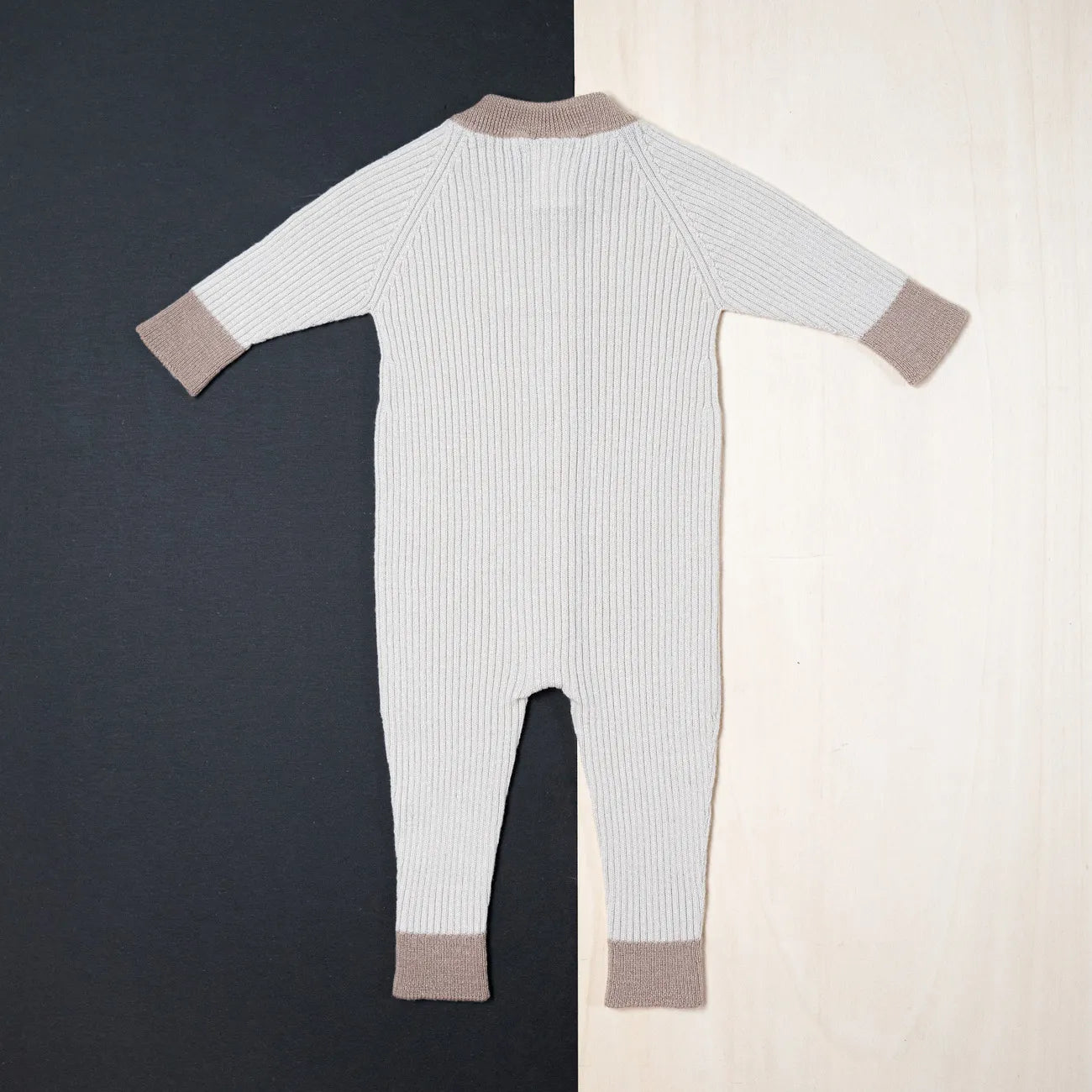 THE WOOLLY ONESIE TWO-TONE - sand