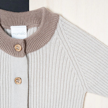 THE WOOLLY ONESIE TWO-TONE - sand