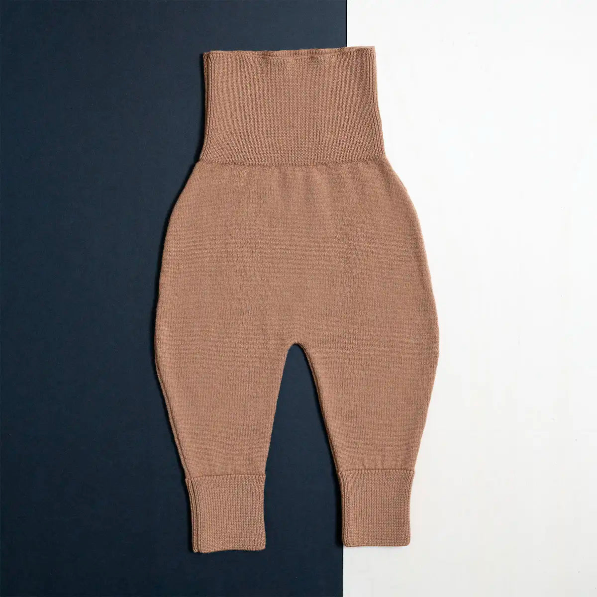 B-WARE WOOLLY BABY PANTS - camel