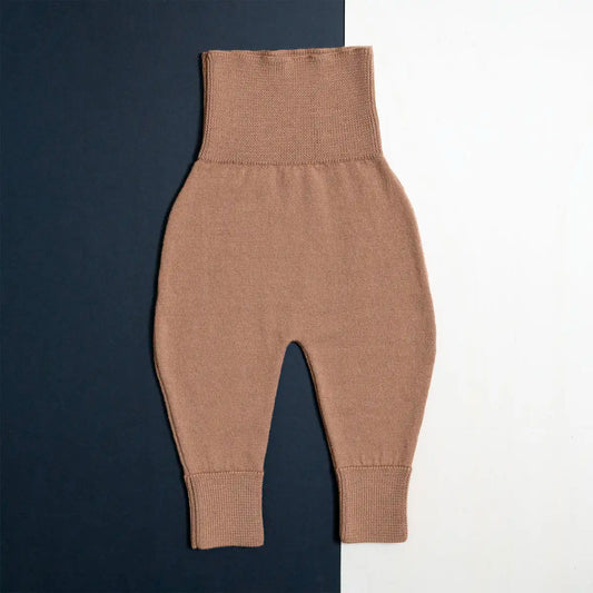 B-WARE WOOLLY BABY PANTS - camel