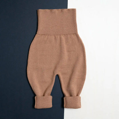 B-WARE WOOLLY BABY PANTS - camel