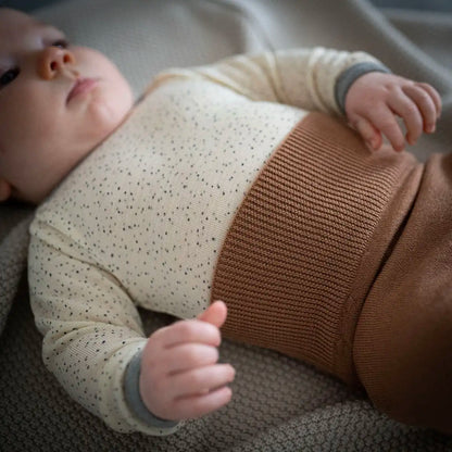 B-WARE WOOLLY BABY PANTS - camel