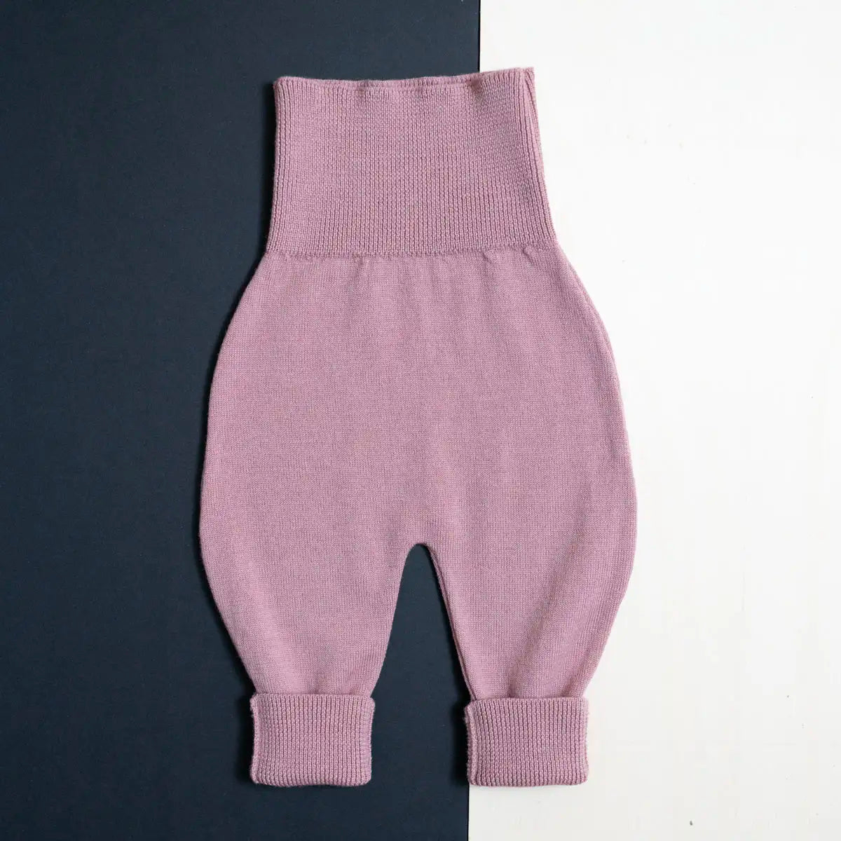 THE WOOLLY BABY PANTS - rose