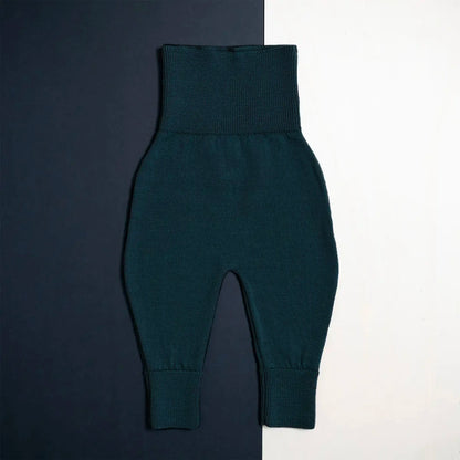 THE WOOLLY BABY PANTS - new petrol