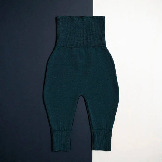 B-WARE WOOLLY BABY PANTS - new petrol