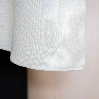 THE WOOLLY RIB BLANKET - pure