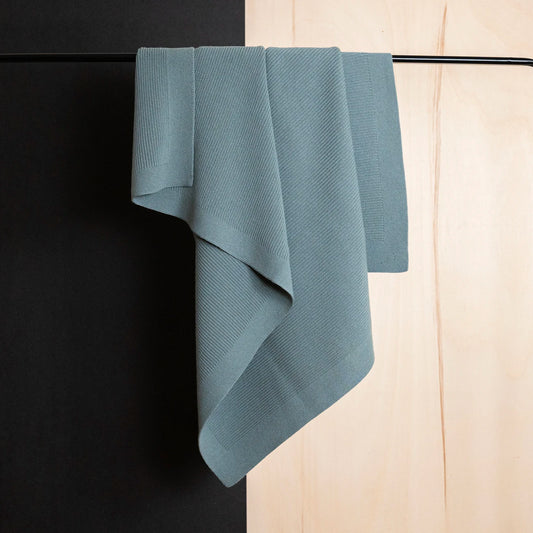 THE WOOLLY RIB BLANKET - sage