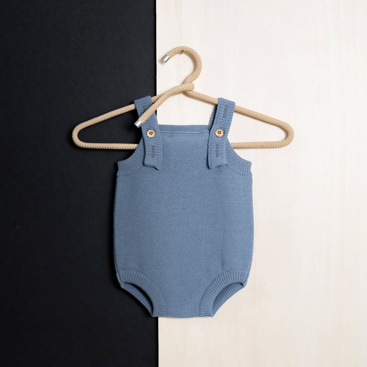 B-WARE WOOLLY ROMPER - blue