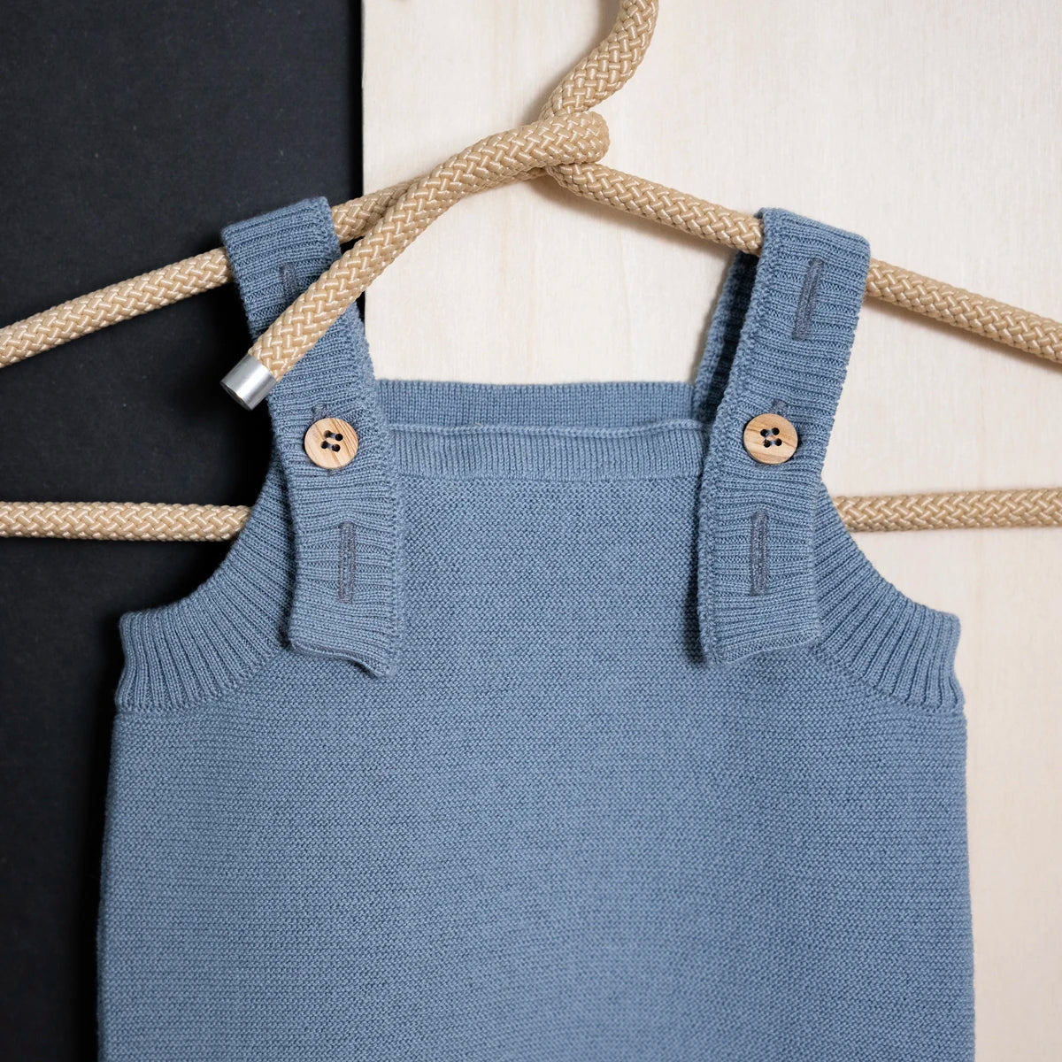 B-WARE WOOLLY ROMPER - blue